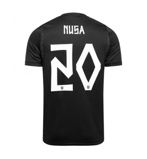 Norja Antonio Nusa #20 Vieraspaita MM-kisat 2026 Lyhythihainen Norja Antonio Nusa #20 Vieraspaita MM-kisat 2026 Lyhythihainen